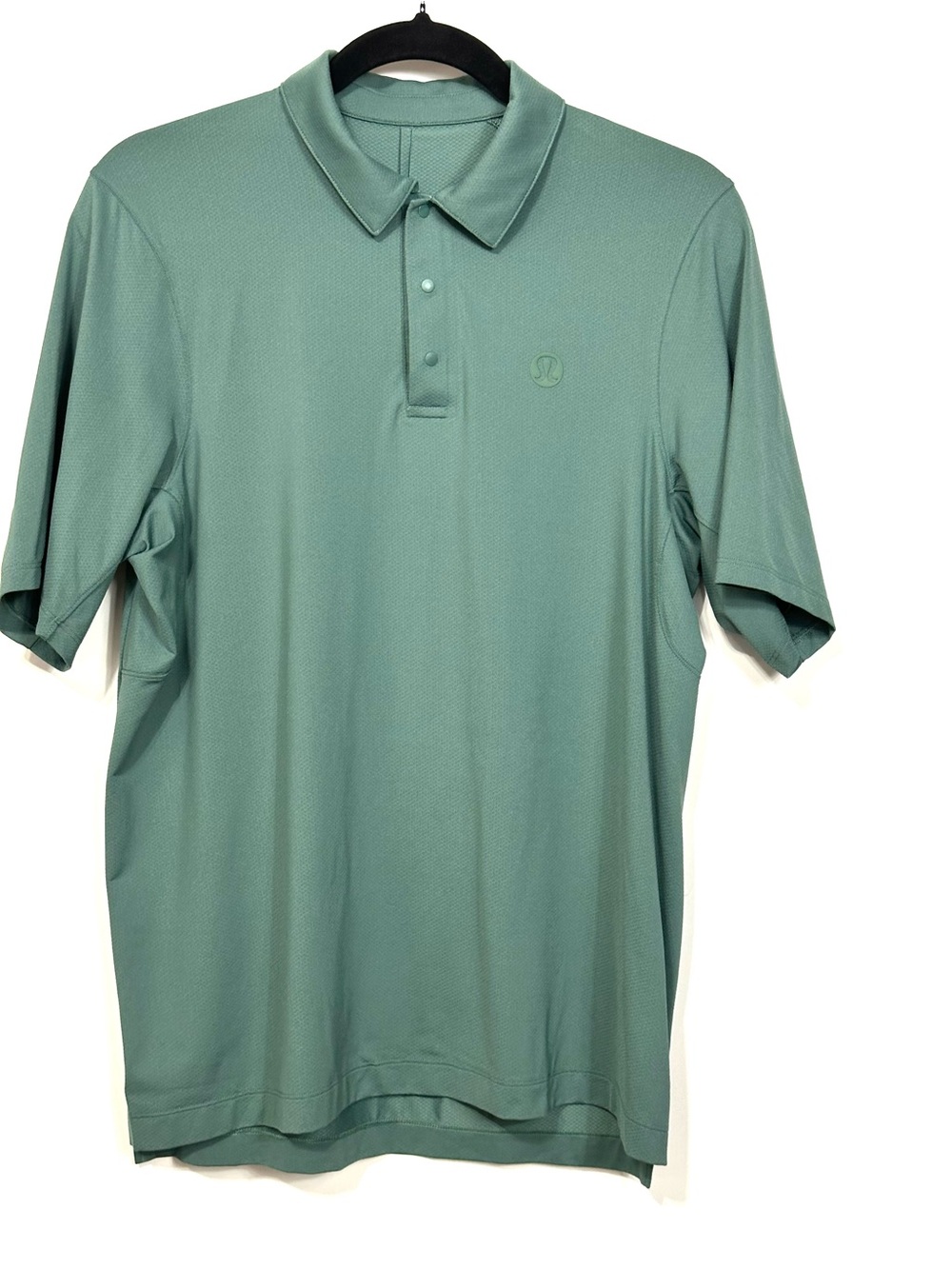 Lululemon Snap-Front Performance Short-Sleeve Polo Green (teens )Small